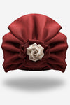 woman-red-turban-silk-hat-designer-yojo