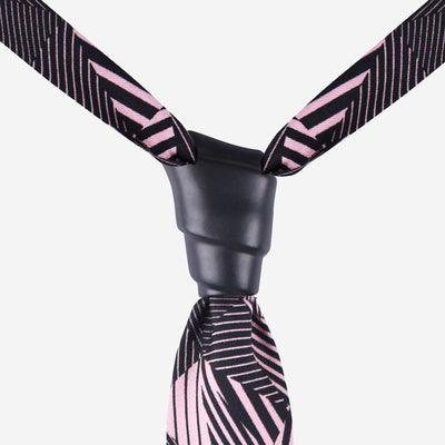 Van-Wijk-ceramic-knot-necktie-tie-in-black-matt