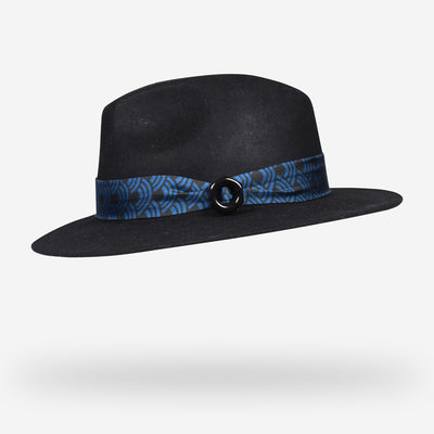 black-fedora-brim-hat-silk-blue-band-designer-yojo