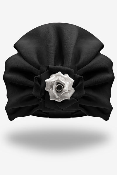 black-turban-silk-hat-with-ceramic-rose-designer-yojo