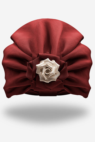 woman-red-turban-silk-hat-designer-yojo