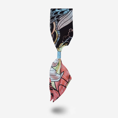 woman-silk-designer-scarf-with-ceramic-woggle-inspired-to-jepanese-culture-yojo